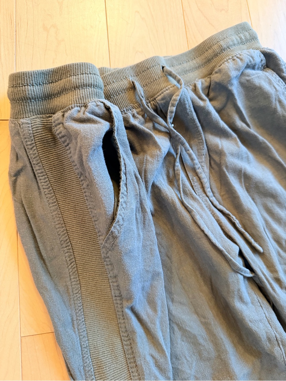 Cali 1850 Los Angeles Women's Jogger Sweatpants - Size Large (Olive/Green) - Picture 2 of 6